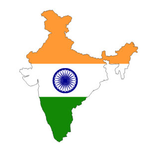 India map With Flag Vector Free Download 300x300 1