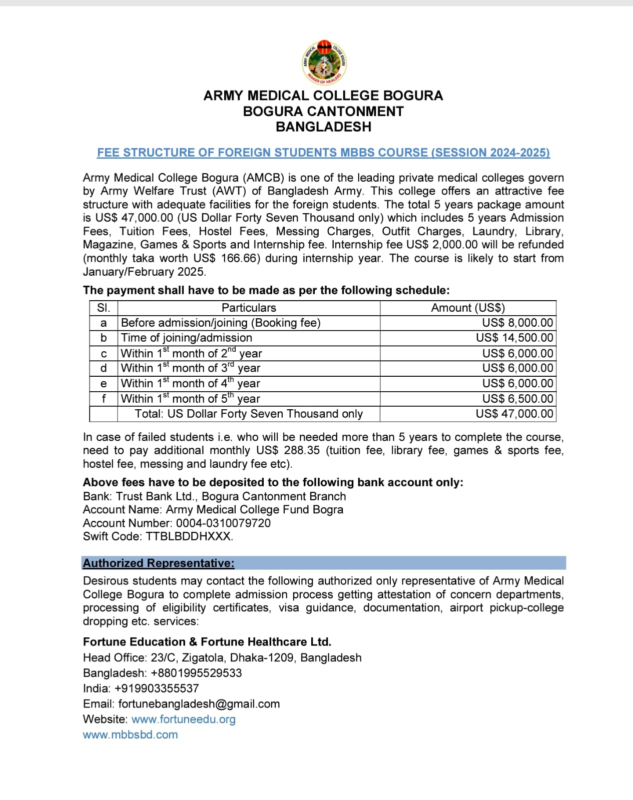 Admission Process for Nepali Students